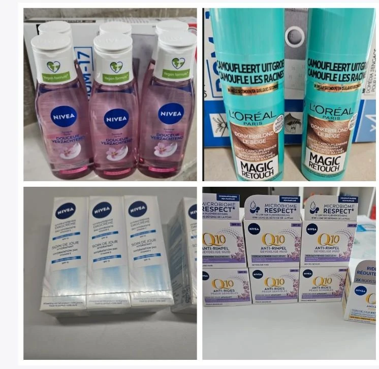 Lot cosmétique et produit menager ,le tout ou a la pièces